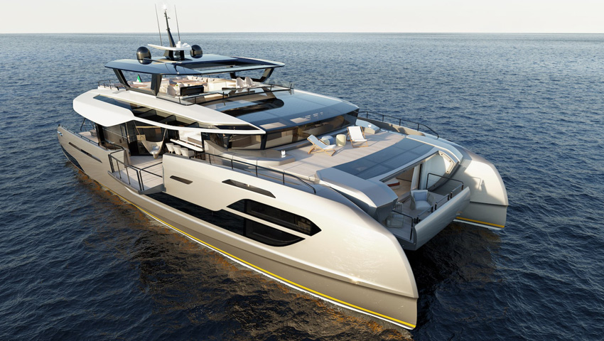 Extra Yachts lança luxuoso catamarã de 30 m